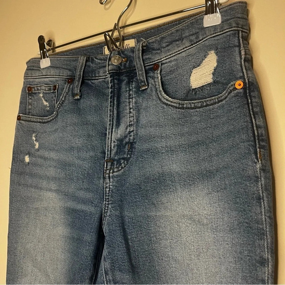 MADEWELL The Perfect Vintage Distressed Light Wash Jeans - Picture 3 of 12